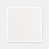 Elegant White Lace Serviette (Vorderseite)