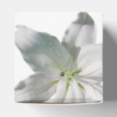 Elegant White Lilies Wedding Geschenkschachtel (Oben)