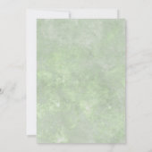 Elegant White Lily Ramadan Iftar Dinner Invitation Einladung (Rückseite)