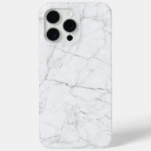 Elegant White Marble  Case-Mate iPhone Hülle (Rückseite)