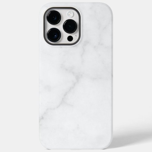 Elegant White Marble Case-Mate iPhone Hülle (Rückseite)