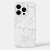 Elegant White Marble Case-Mate iPhone Hülle (Rückseite)