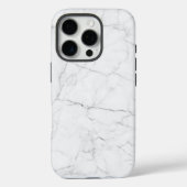 Elegant White Marble Case-Mate iPhone Hülle (Rückseite)