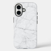 Elegant White Marble  Case-Mate iPhone Hülle (Rückseite)