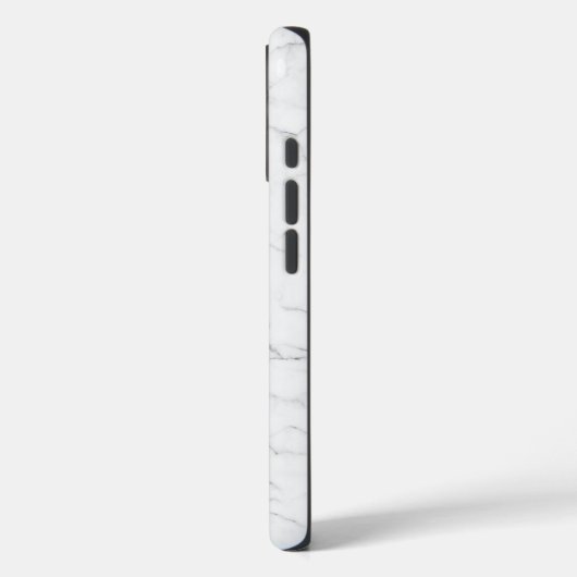 Elegant White Marble  Case-Mate iPhone Hülle (Rückseite / Links)