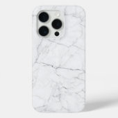 Elegant White Marble Case-Mate iPhone Hülle (Rückseite)