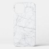 Elegant White Marble Case-Mate iPhone Hülle (Rückseite)