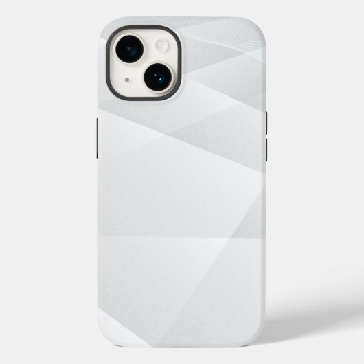 Elegant White Marble Case-Mate iPhone Hülle (Rückseite)