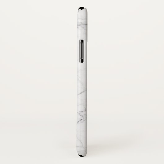 Elegant White Marble  Case-Mate iPhone Hülle (Hinten/Rechts)
