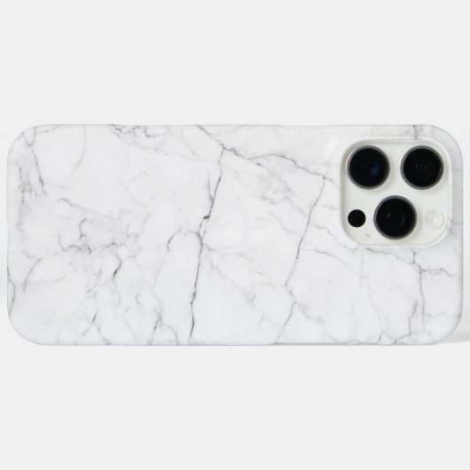 Elegant White Marble Case-Mate iPhone Hülle (Rückseite (Horizontal))