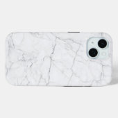 Elegant White Marble Case-Mate iPhone Hülle (Rückseite (Horizontal))