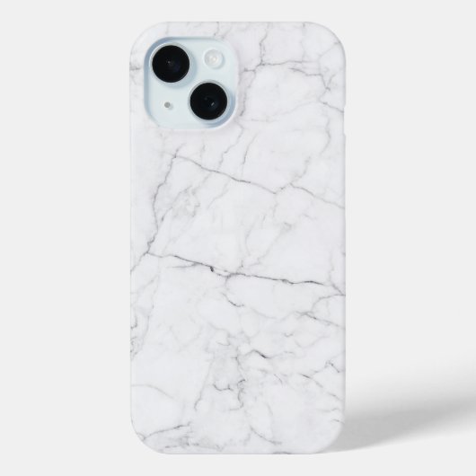 Elegant White Marble Case-Mate iPhone Hülle (Rückseite)