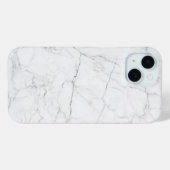 Elegant White Marble Case-Mate iPhone Hülle (Rückseite (Horizontal))