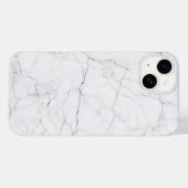 Elegant White Marble Case-Mate iPhone Hülle (Rückseite (Horizontal))