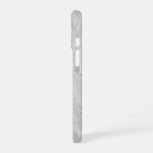 Elegant White Marble iPhone 16 Hülle (Linke Seite)
