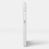 Elegant White Marble iPhone Hülle (Linke Seite)