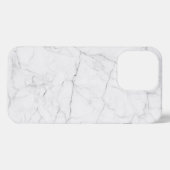 Elegant White Marble  iPhone Hülle (Rückseite (Horizontal))