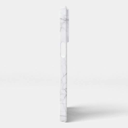 Elegant White Marble  iPhone Hülle (Rechte Seite)