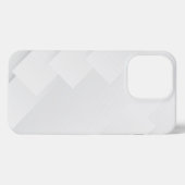 Elegant White Marble iPhone Hülle (Rückseite (Horizontal))