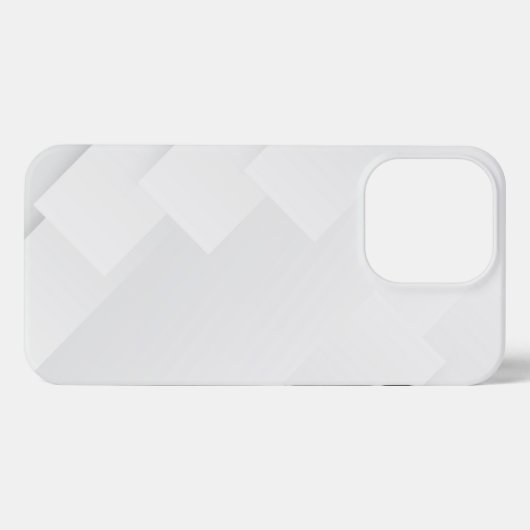 Elegant White Marble iPhone Hülle (Rückseite (Horizontal))