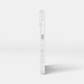 Elegant White Marble  iPhone Hülle (Linke Seite)