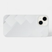 Elegant White Marble iPhone Hülle (Rückseite (Horizontal))