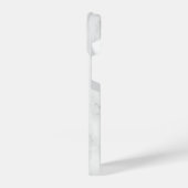 Elegant White Marble iPhone Hülle (Linke Seite)