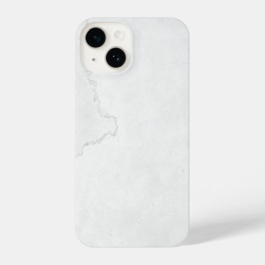Elegant White Marble iPhone Hülle (Rückseite)