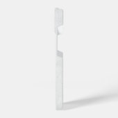 Elegant White Marble iPhone Hülle (Linke Seite)