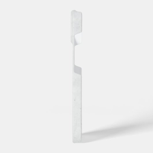 Elegant White Marble iPhone Hülle (Linke Seite)