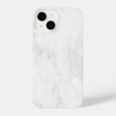Elegant White Marble iPhone Hülle (Rückseite)