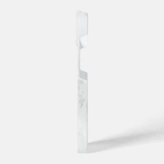 Elegant White Marble iPhone Hülle (Linke Seite)