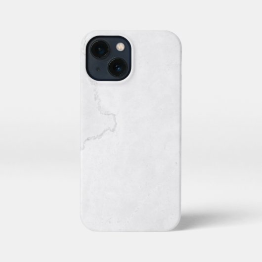 Elegant White Marble iPhone Hülle (Rückseite)