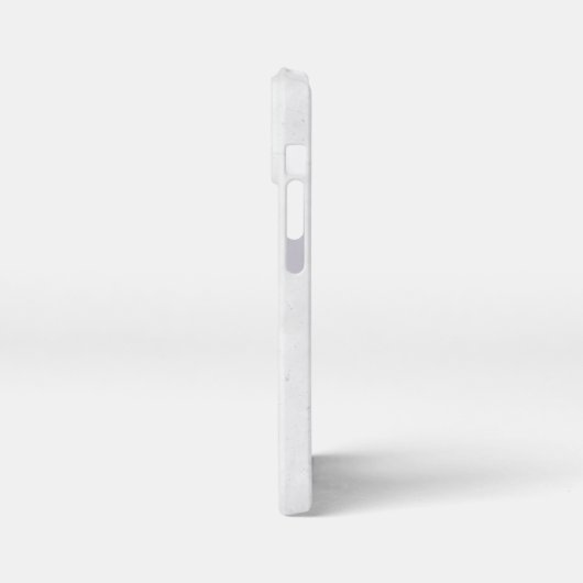 Elegant White Marble  iPhone Hülle (Linke Seite)