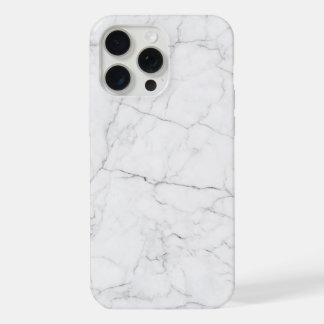 Elegant White Marble  iPhone 15 Pro Max Hülle