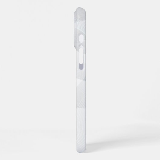 Elegant White Marble iPhone Hülle (Linke Seite)