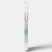 Elegant White Marble Pattern Case-Mate iPhone Hülle (Rückseite / Links)