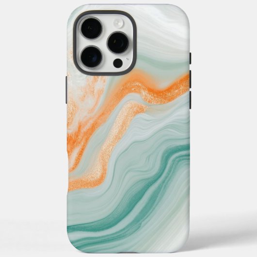 Elegant White Marble Pattern Case-Mate iPhone Hülle (Rückseite)