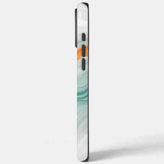 Elegant White Marble Pattern Case-Mate iPhone Hülle (Rückseite / Links)