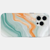 Elegant White Marble Pattern Case-Mate iPhone Hülle (Rückseite (Horizontal))