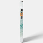 Elegant White Marble Pattern Case-Mate iPhone Hülle (Rückseite / Links)