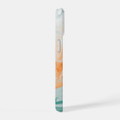 Elegant White Marble Pattern iPhone 15 Hülle (Rechte Seite)