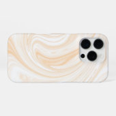 Elegant White Marble Pattern iPhone Hülle (Rückseite (Horizontal))