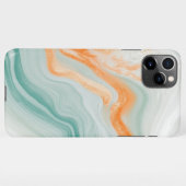 Elegant White Marble Pattern iPhone Hülle (Rückseite (Horizontal))