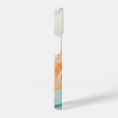 Elegant White Marble Pattern iPhone Hülle (Rechte Seite)