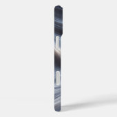 Elegant White Marble Waves Case Soft Flowing Grey (Rückseite / Rechts)
