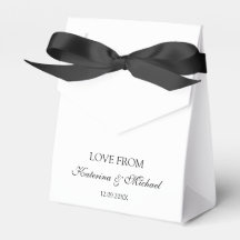 Elegant White Minimalistisch Wedding Script Gesche