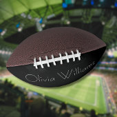 Elegant White Monogram | Stilvoll modern Minimalis Football