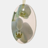 Elegant White Orchids Bridesmaid Vielen Dank Keramik Ornament (Links)