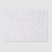 Elegant White Paisley Lace Seidenpapier (Vorderseite)